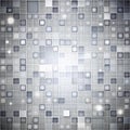 Grey Squares Abstract Tech Pattern Background for Futuristic Design Themes Royalty Free Stock Photo