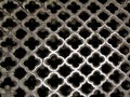 Grey steel protection grid texture with geometric figures for design elements and wallpaper. Background Royalty Free Stock Photo