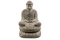 Grey stone japanese buddha