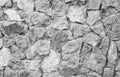 Grey stone wall background. Natural stone brick wall Royalty Free Stock Photo