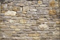 Grey stone wall background. Surface stone wall background. Royalty Free Stock Photo
