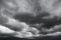 Grey storm clouds Royalty Free Stock Photo
