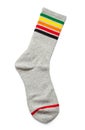 Grey Stripped Sock