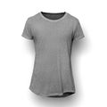 Grey t-shirt isolated on white background Royalty Free Stock Photo