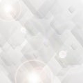 Grey tech polygon abstract background