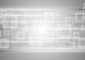 Grey tech vector squares background Royalty Free Stock Photo