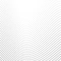 Grey tech wavy dotted lines abstract background