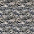 Grey texture of a plastered wall seamless pattern design. Old rough plaster background. Cement concrete background. Royalty Free Stock Photo