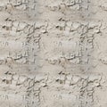 Grey texture of a plastered wall seamless pattern design. Old rough plaster background. Cement concrete background. Royalty Free Stock Photo