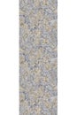 Grey tonal marbled seamless vertical border edge. Random stone rock paint effect banner stripe background. Marble gray