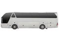 Grey tour bus. Royalty Free Stock Photo