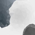 Grey Triangular Design On Abstract Low Poly Geometric Polygonal Background Vector Illustration