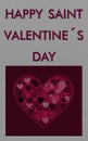 Grey valentine card Royalty Free Stock Photo