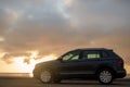 Volkswagen Tiguan against a dramatic sky