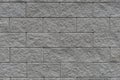 Grey wall with clinker bricks
