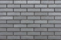 Grey wall with clinker bricks