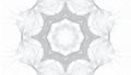 Grey and White Abstract Mandala Pattern Design Royalty Free Stock Photo