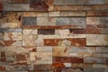 Grey, white and brown granite brick wall Royalty Free Stock Photo