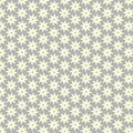 Grey white floral pattern walpaper Print