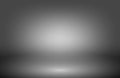 Grey and white gradient room well use as background, vector illustration.