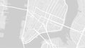 Grey and white New York city area vector background map, streets and water cartography illustration Royalty Free Stock Photo