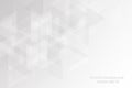 Grey and white triangle abstract background, copy space for pres Royalty Free Stock Photo