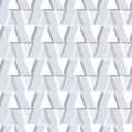 Grey white triangle geo grid mosaic background design