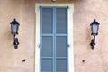 grey window jerago palaces italy wood venetian blind in the