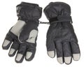Grey winter gloves Royalty Free Stock Photo