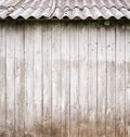 Grey wooden plank wall