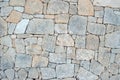 Gray and ocher stone wall, background, texture