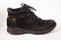Greyder black hiking shoes and a white background, Sturdy hiking boots