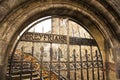 Greyfriars cemetery old gate, Edinburgh