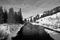 Greys River in Wyoming Royalty Free Stock Photo