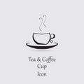 Greyscale Icon of Cup