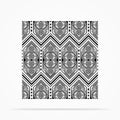 Greyscale Navajo Pattern Royalty Free Stock Photo