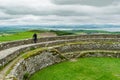 Grianan of Aileach, ancient drystone ring fort, located on top of Greenan Mountain in Inishowen, Co. Donegal, Ireland