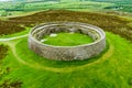 Grianan of Aileach, ancient drystone ring fort, located on top of Greenan Mountain in Inishowen, Co. Donegal, Ireland