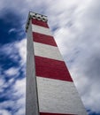 Gribben point daymark in Cornwall Uk England