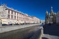 Griboedova quay, St.Petersburg, Russia Royalty Free Stock Photo