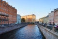 Griboyedov Canal in the Saint Petersburg