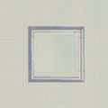 A grid background with a central, framed square structure appears layered with a Royalty Free Stock Photo