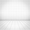 Grid background perspective view
