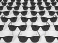 Grid of Black Sunglasses