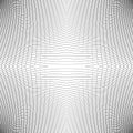 Grid of distorted dynamic lines. Repeatable. Curved lines geometric monochrome mesh. Reticulate, cellular seamless pattern