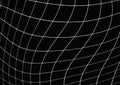 Grid dynamic curved lines background.