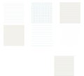 Grid empty background, square, line dot graph paper, school math sheet, grid paper sheet. Memo list, bullet journal list Royalty Free Stock Photo