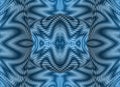 Geometric seamless ornament with optical illusion effect.