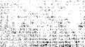 Grid Grunge Texture. Black and White Pattern. Distress Overlay