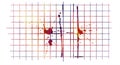 A grid of intersecting horizontal and vertical lines forms the background, with a Royalty Free Stock Photo